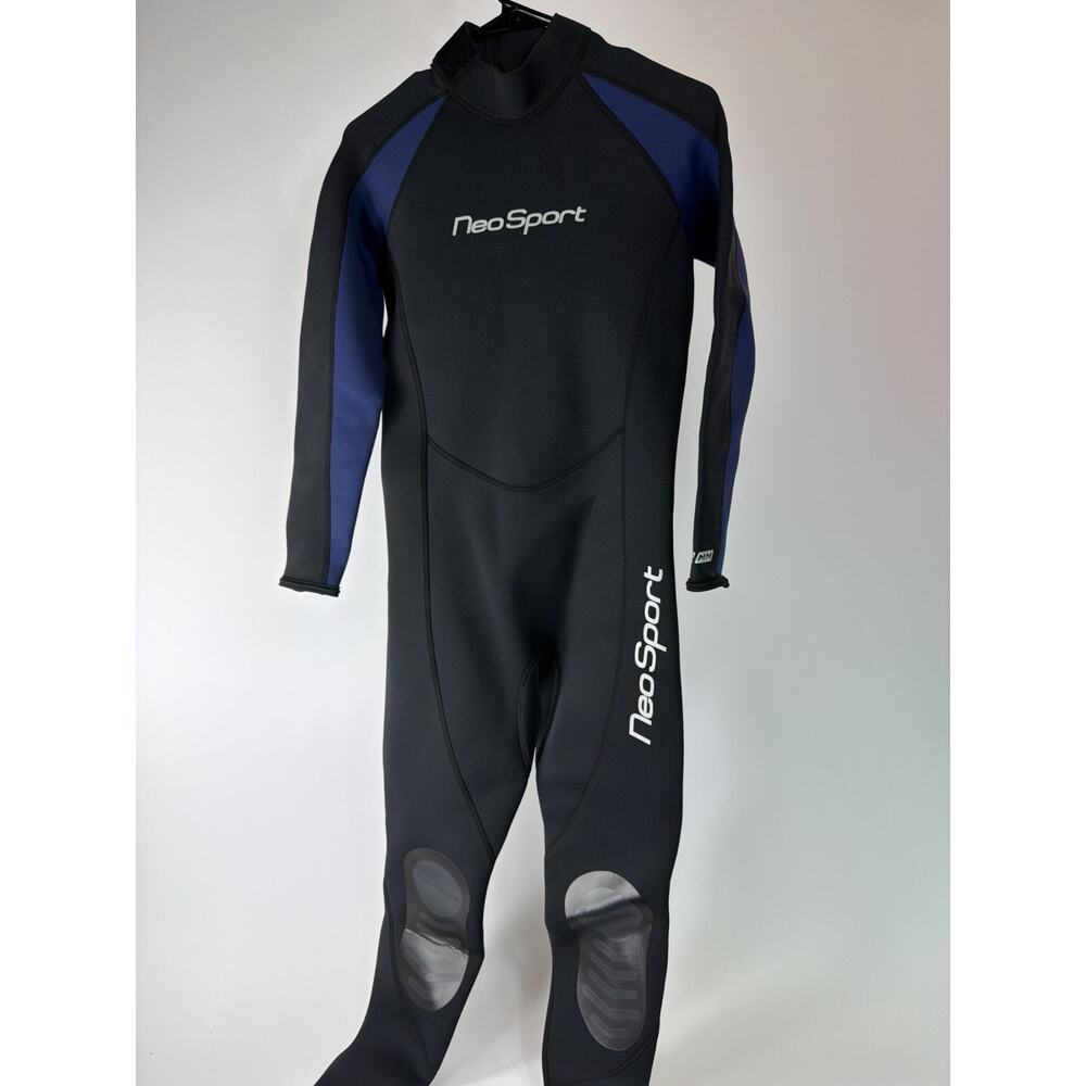 NWT NeoSport Men's XS 3/2mm Full Wetsuit Premium Neoprene Black/Blue S832mb-45